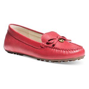 Michael Kors Red Everett Moccasin Loafers